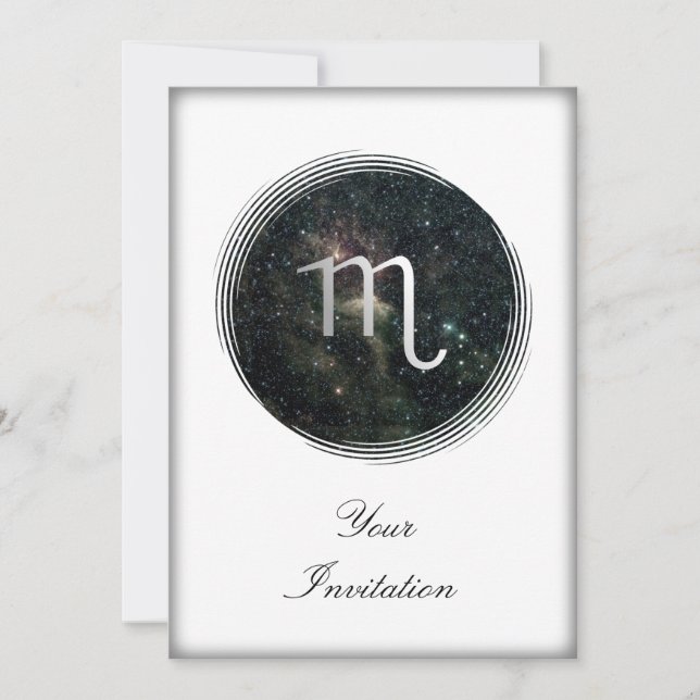 Händelse för party för universum för inbjudningar (Framsida)