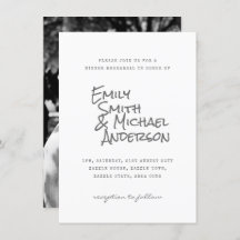 Händelse för PHOTO Inbjudan Par för handskrivna ty