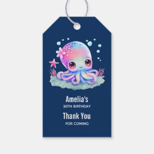 Händelse vid Cute Octopus Sea CreatEvent Tack Presentetikett