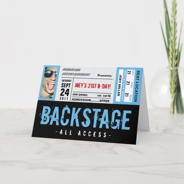 Händelsebiljett Inbjudan (Framsida)