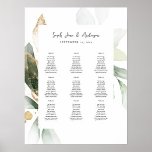 Händelsediagram 9 för lätt eukalyptus glöd Guld 9 Poster
