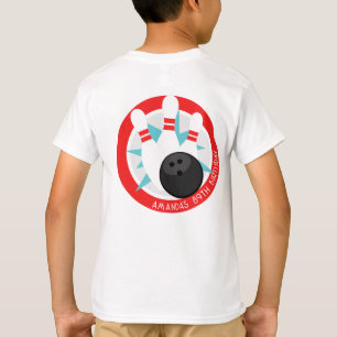 Händelseförskjutning med Namn på Front Pocket T Shirt