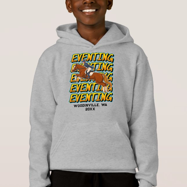 Händelsehändelse eller platsdatum för anpassningsb t shirt (Framsida)