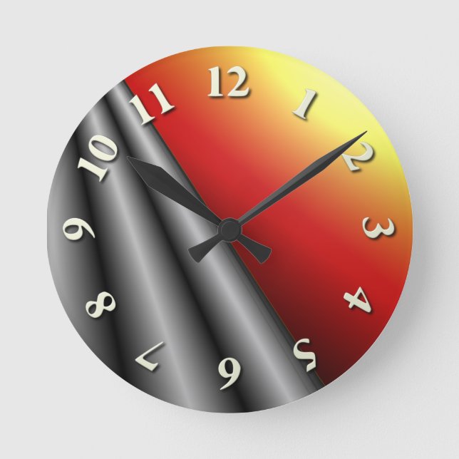 Händelsehorisont Rund Klocka (Framsida)