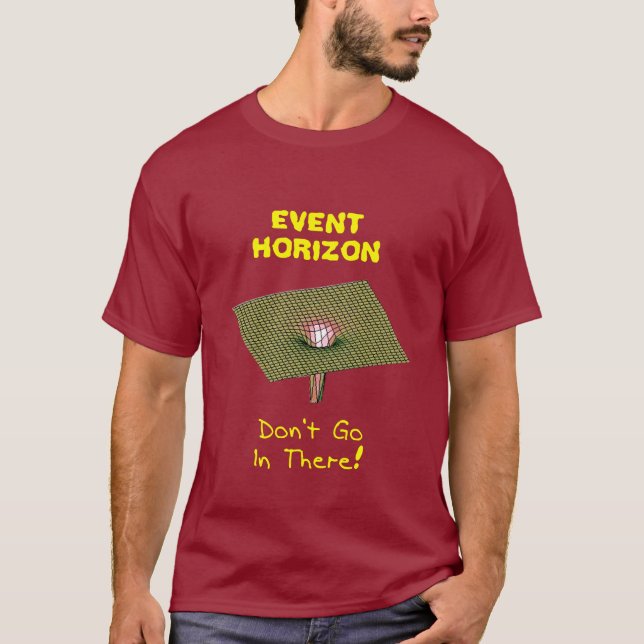 Händelsehorisontvarning Tee (Framsida)
