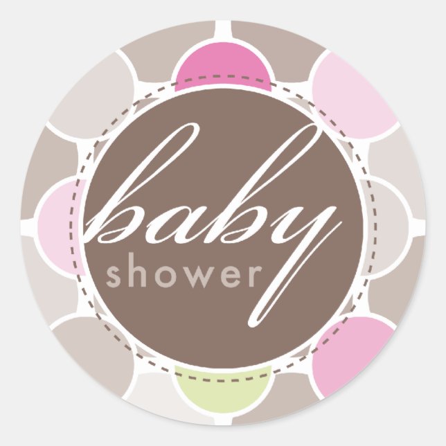 HÄNDELSEKTTER: fyrpunktsfläckar 4 Runt Klistermärke (Framsida)