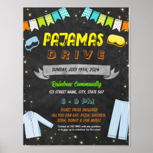 Händelsemall för Pajamas-enhet Poster