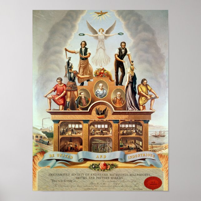 Handelsemblem i det samverkande samhället poster (Framsidan)