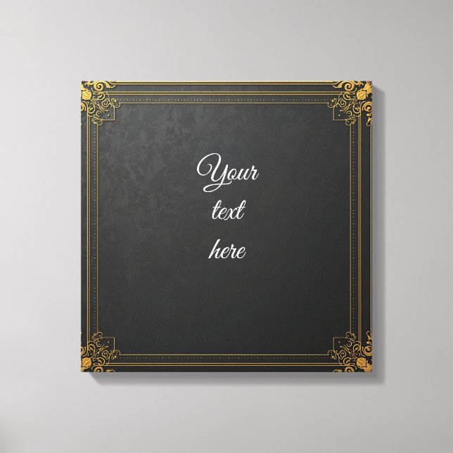 Händelsemeddelande för anpassningsbar - redigerbar canvastryck (Framsida)