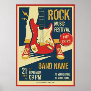 Händelsemeddelande för återmusik Poster