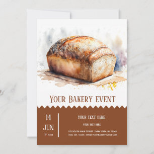 Händelsen Bakery Bake Inbjudningar