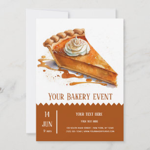 Händelsen Bakery Bake Inbjudningar