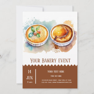 Händelsen Bakery Bake Inbjudningar