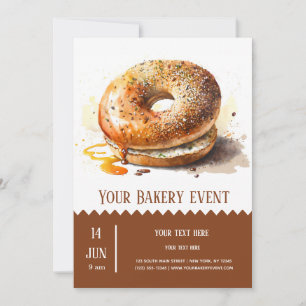 Händelsen Bakery Bake Inbjudningar