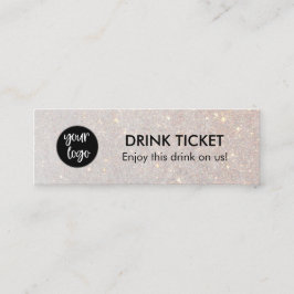 Händelsen chic Drink Biljett Voucher Company Logot