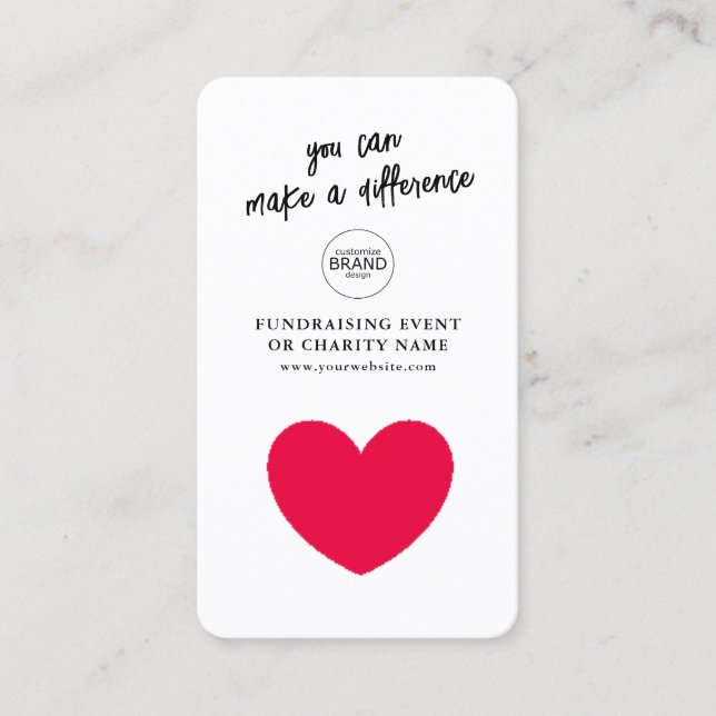 Händelsen för att öka tillgängligheten Donerar fot Visitkort (Framsida)