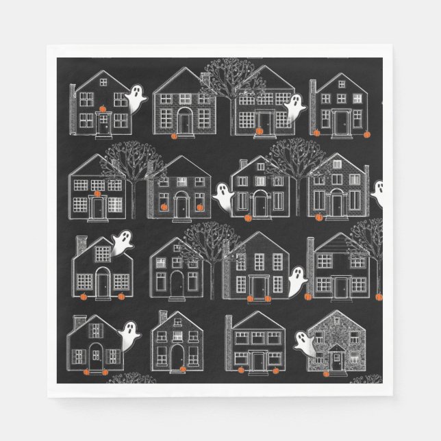 Händelsen halloween fest pappersservett (Framsidan)