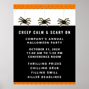 Händelsen Halloween fest Poster