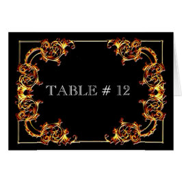 Händelsen i Svarta bordsnumret bröllop OBS Kort