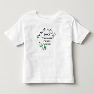 Händelsen Min första familj Reunion Träd Grenar T Shirt