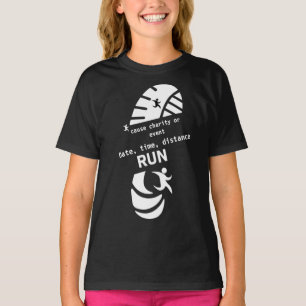 Händelsen roligt Springa orsakar välgörenhets- och T Shirt