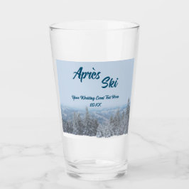 Händelsen Snowy Mountain Forest Apres Ski Bröllop Glaskopp