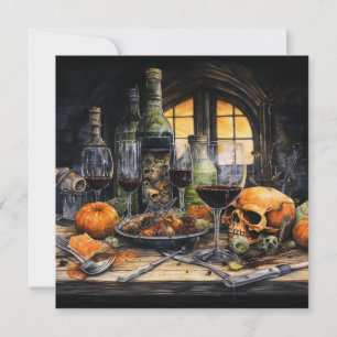 👻 "Händelsen Terror & Tastings Event"! 🍷 👻 Hall Inbjudningar
