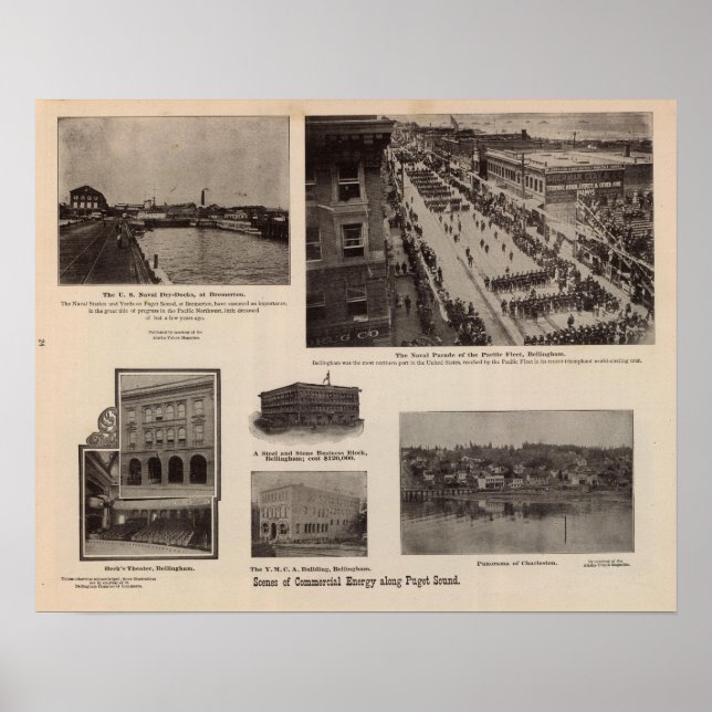 Handelsenergi vid Puget Ljud Poster (Framsidan)