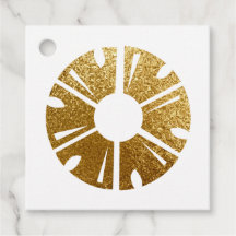 Händelseplanering för faux guldfoil Pineapple