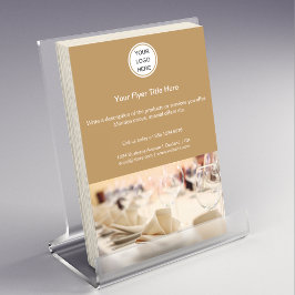 Händelseplanering för marknadsföring Business Logo Flygblad