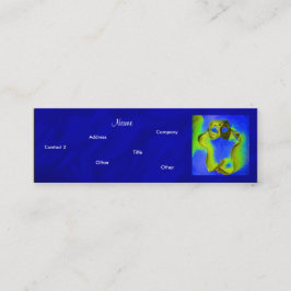 Händelseplanering - Masquering Mini Visitkort