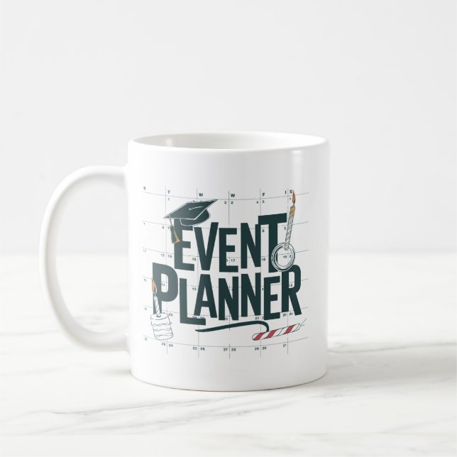 Händelseplanering - Perfekt för organiserad Profes Kaffemugg (Vänster)