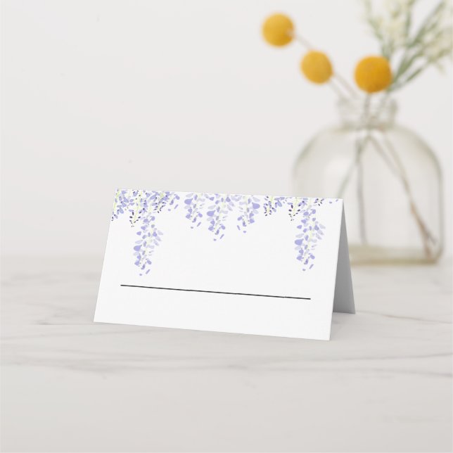Händelseplatskort för Wisteria Placeringskort (Baksida)