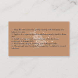 Händelseringsinstruktioner för ögonblicksbild visitkort