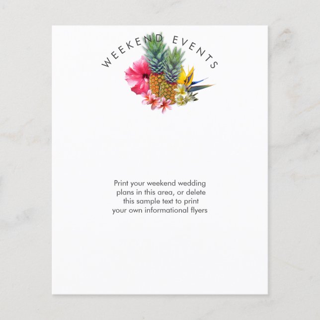 HÄNDELSERNA I HÖGERSKA MERADE Helg Bröllop Flygblad (Framsidan)