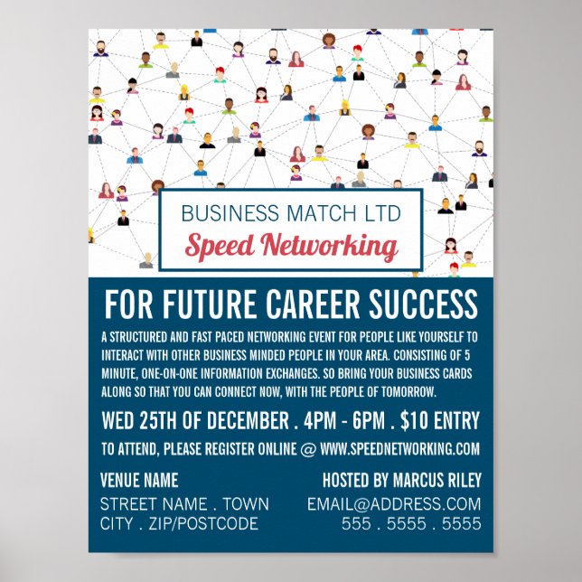 Händelsetabell för gemenskapens design, hastighets poster (Framsidan)