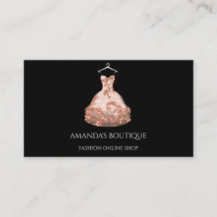 Händelsetabell för Ro Blommigt Dress Logotyp Mod Visitkort