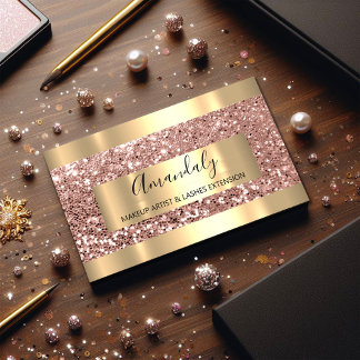 Händelsetalljussljuset för händelsetabellen glitte visitkort