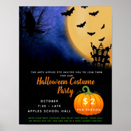 Händelsetrunkering för temat Halloween party eller Poster