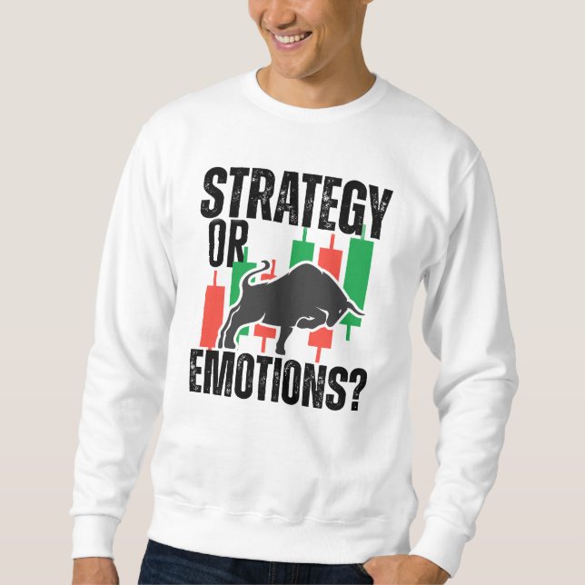 Handelsfrämjande | Bullmarknaden | Strategi Lång Ärmad Tröja (Framsida)