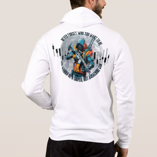 Handelsfrämjande | Cyberpunk Sniper | Fantasy T Shirt (Baksida)
