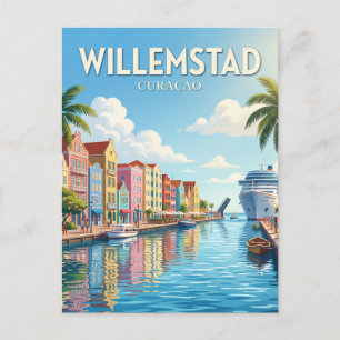 Handelskade, Willemstad Curaçao Vykort