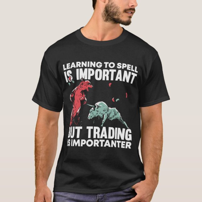 Handelskapital på lagrar-börsdagen t shirt (Framsida)