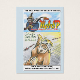 Handelskort för WASP Cornelia Clark Fort Visitkort