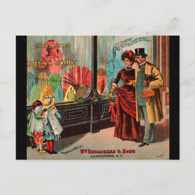 handelskort William Broadhead & Sons är i kläck Vykort (Framsida)