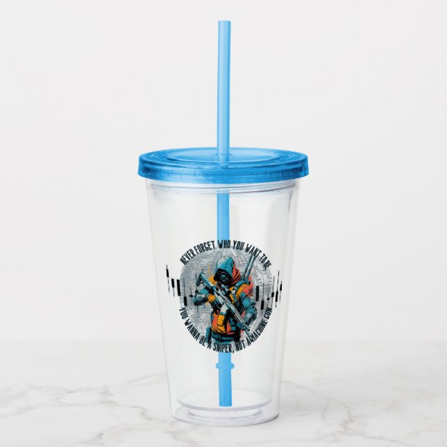 Handelsmotivation | Cyberpunk-prickskytt | Fantasy Take Away Mugg (Framsida)
