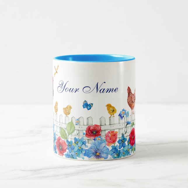 Handelsnamn för färglöst chick Två-Tonad mugg (Center)