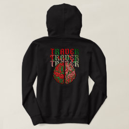 Handelspsykologi Hjärnanatomi Diagram Mönster Hoodie