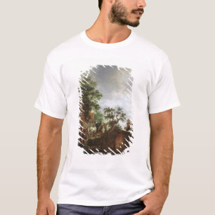 Handelsresandear vid en gästgivargård (olja på tee shirt