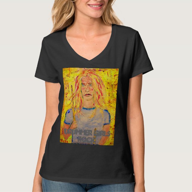 handelsresandeflickasten t-shirt (Framsida)